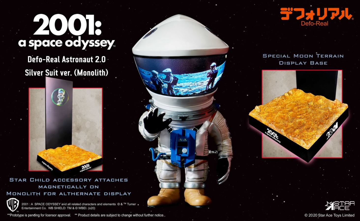 2001 A Space Odyssey : 1968-Apes & Defo-Real Astros 2.0