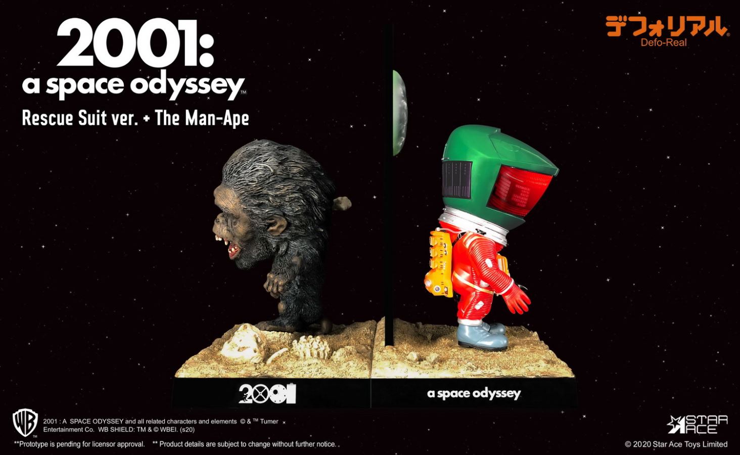 2001 A Space Odyssey : 1968-Apes & Defo-Real Astros 2.0