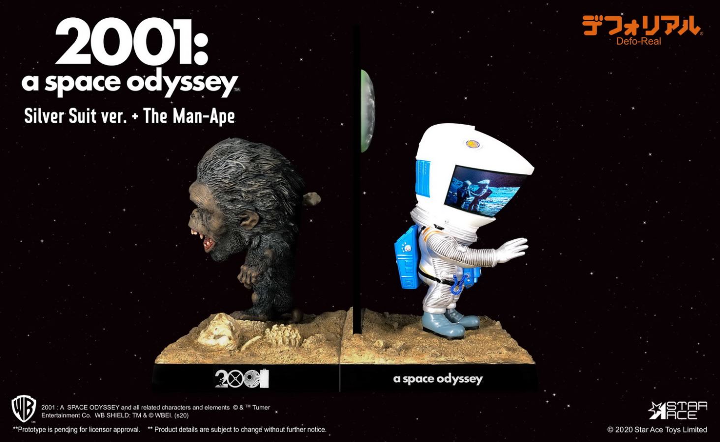 2001 A Space Odyssey : 1968-Apes & Defo-Real Astros 2.0