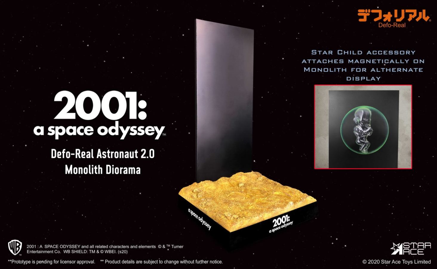 2001 A Space Odyssey : 1968-Apes & Defo-Real Astros 2.0