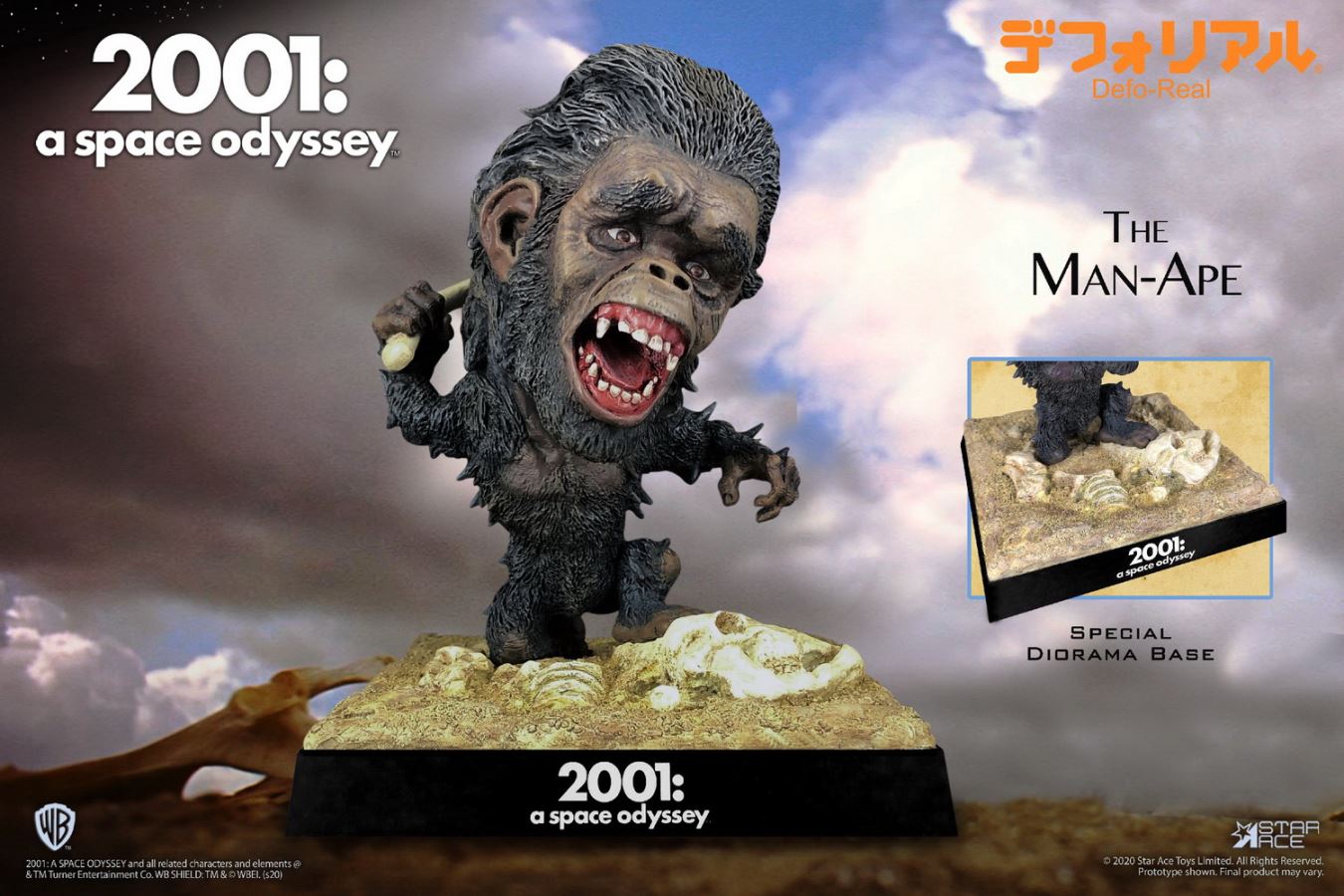 2001 A Space Odyssey : 1968-Apes & Defo-Real Astros 2.0