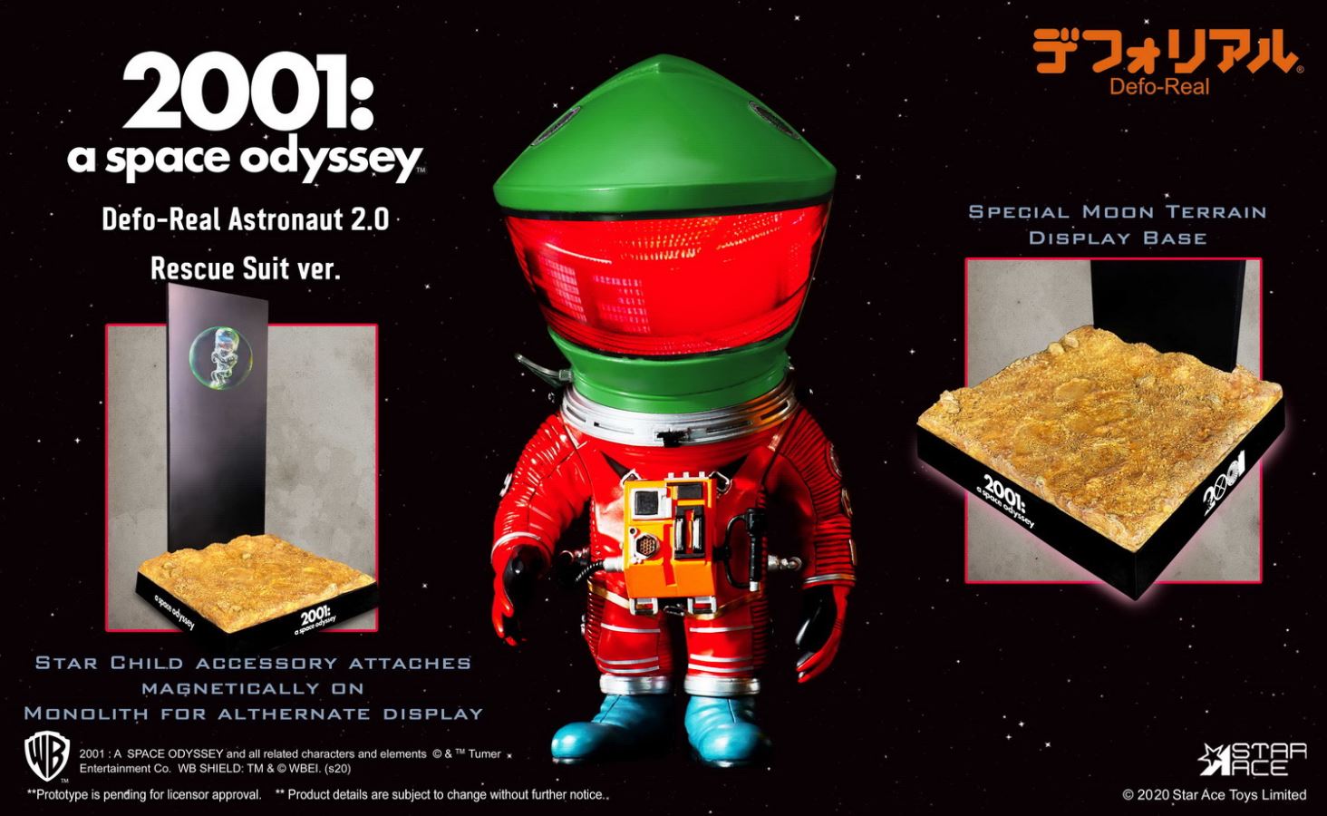 2001 A Space Odyssey : 1968-Apes & Defo-Real Astros 2.0