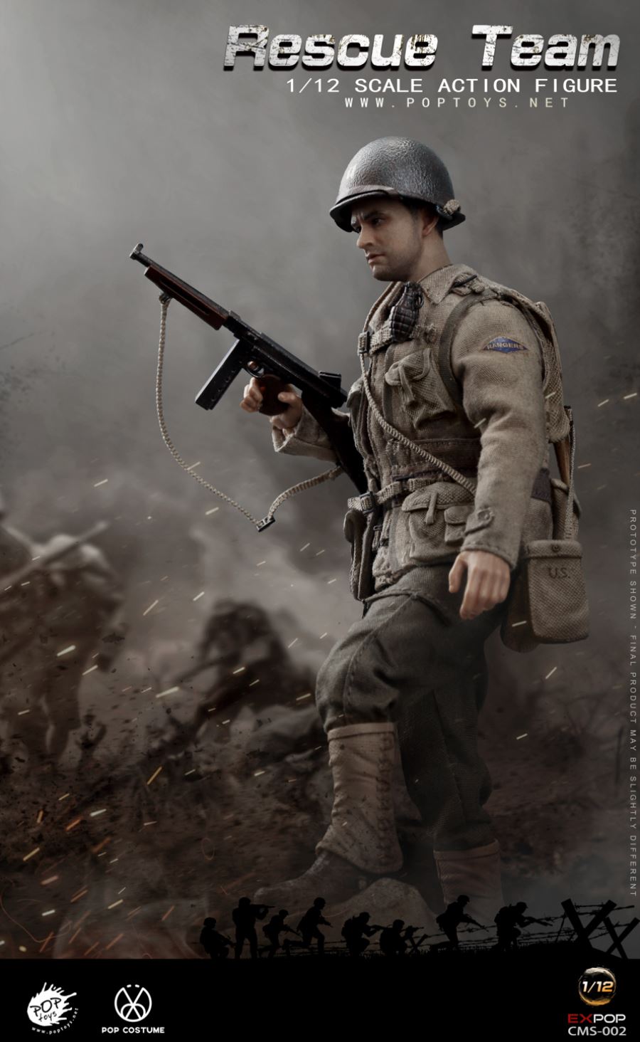 1/12 CMS002 WWII US Rescue Squad Captain