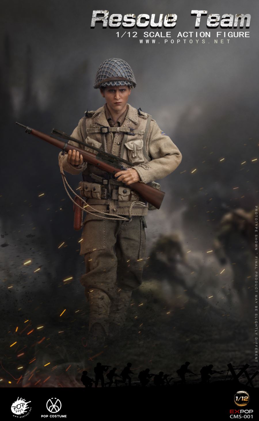 1/12 Classic Movie Series CMS001 WWII US Rescue Squad Sniper