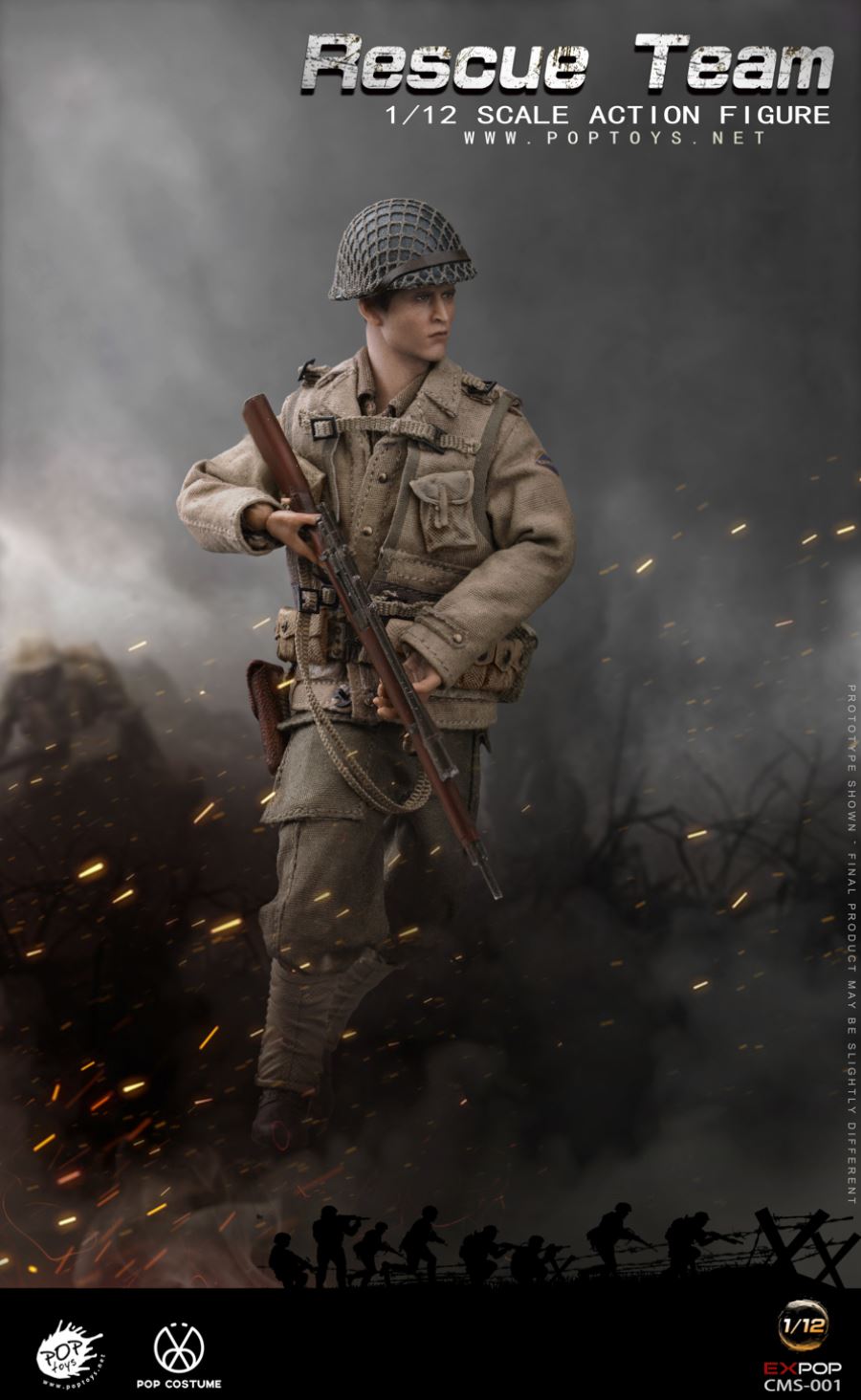 1/12 Classic Movie Series CMS001 WWII US Rescue Squad Sniper