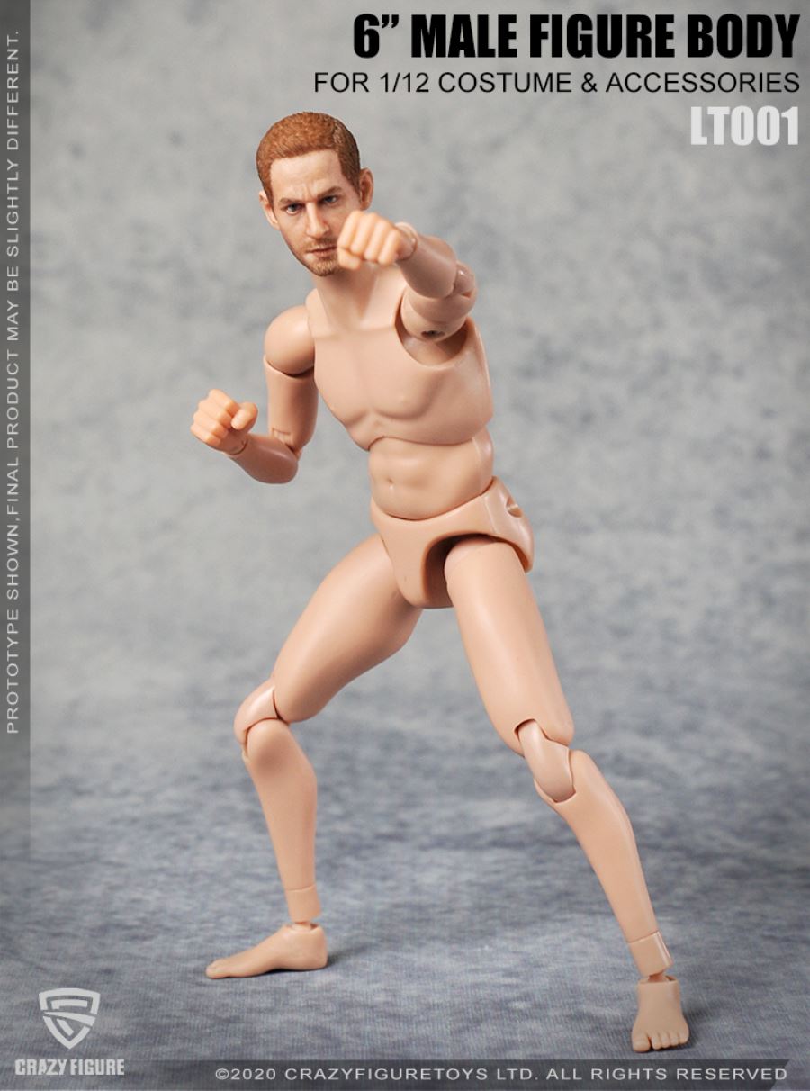 1/12  The head carves the multi joint movable male body (LT001)
