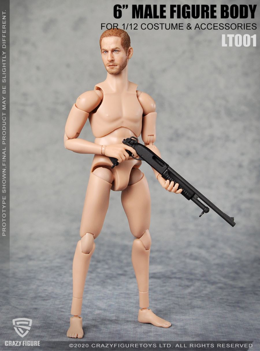 1/12  The head carves the multi joint movable male body (LT001)