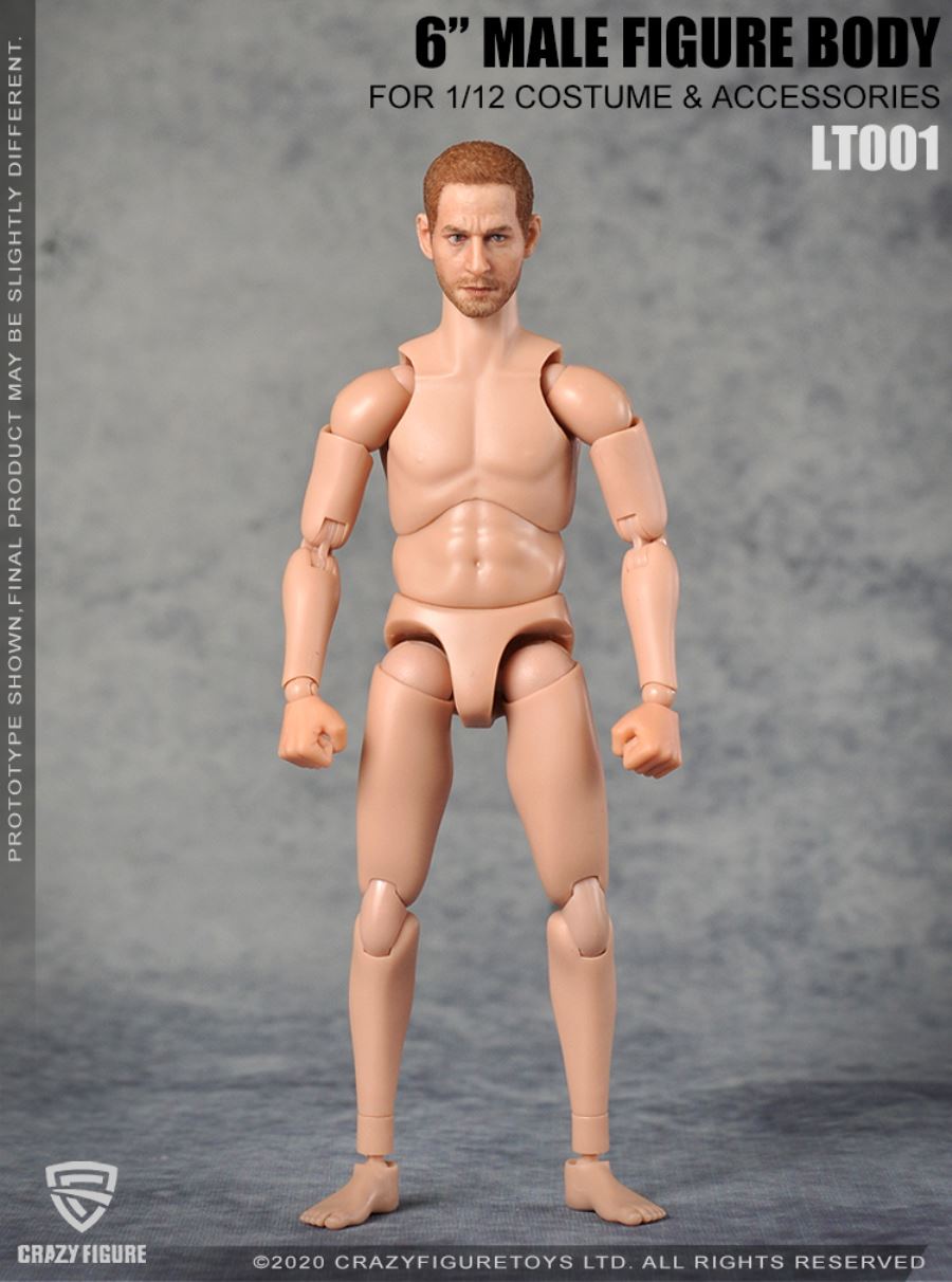 1/12  The head carves the multi joint movable male body (LT001)