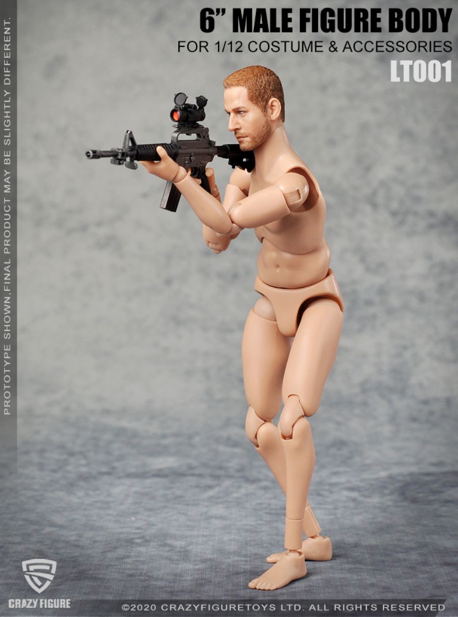 1/12  The head carves the multi joint movable male body (LT001)
