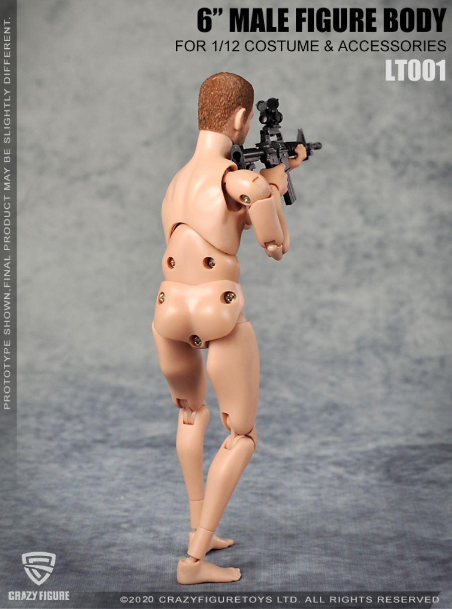 1/12  The head carves the multi joint movable male body (LT001)