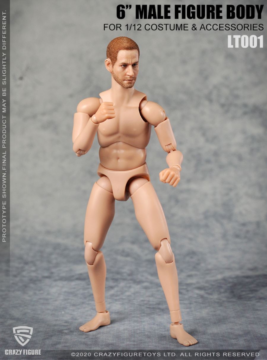 1/12  The head carves the multi joint movable male body (LT001)