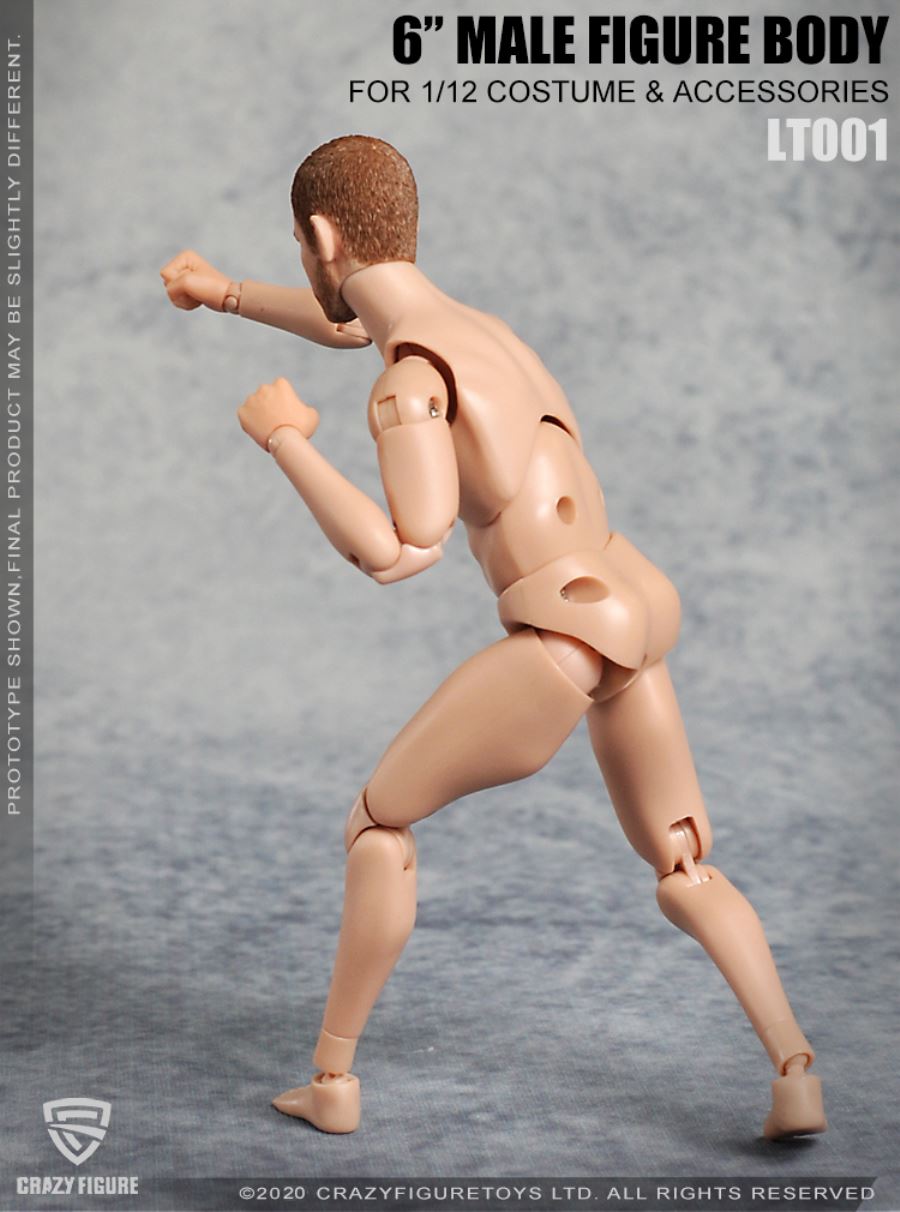 1/12  The head carves the multi joint movable male body (LT001)