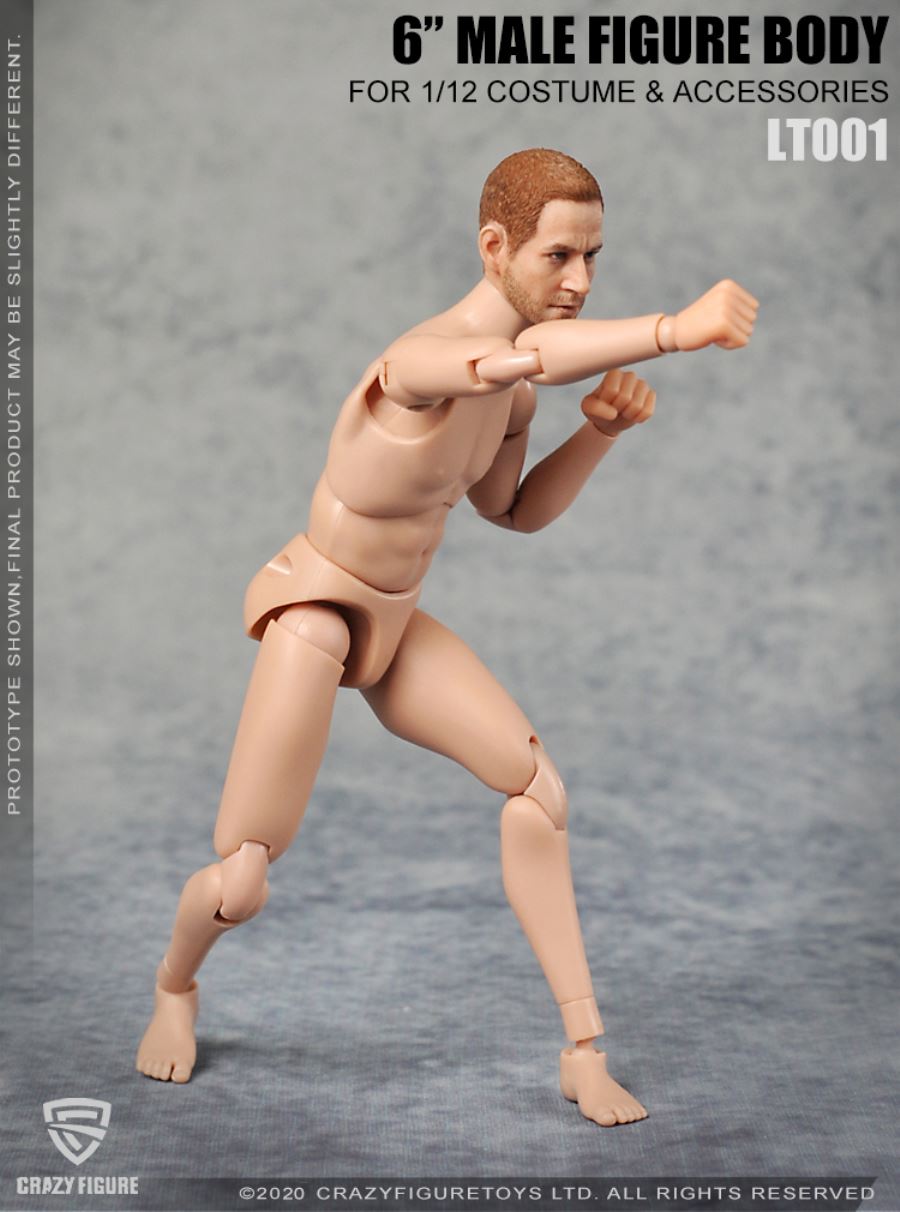 1/12  The head carves the multi joint movable male body (LT001)