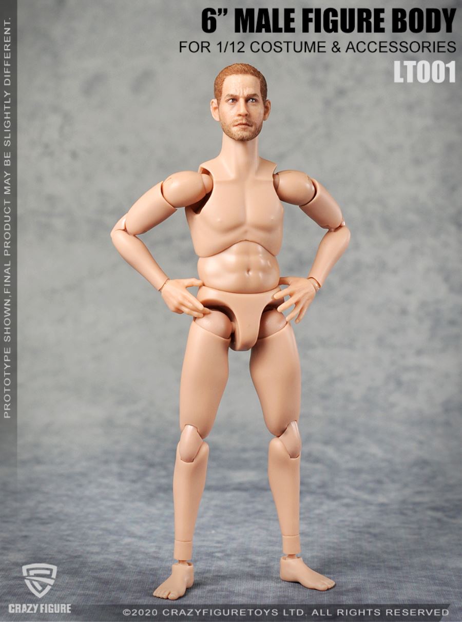 1/12  The head carves the multi joint movable male body (LT001)