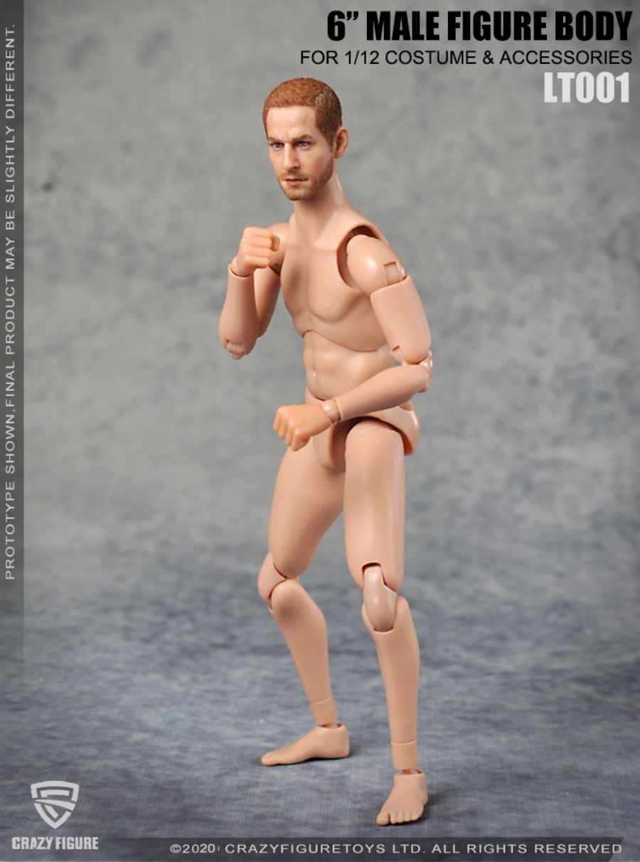 1/12  The head carves the multi joint movable male body (LT001)