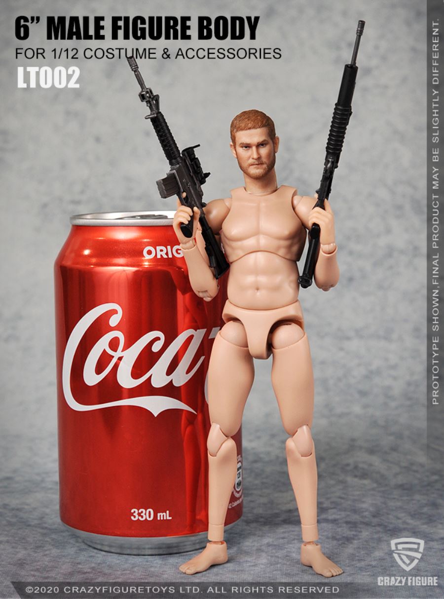 1/12  The head carves the multi joint movable male body (LT002)