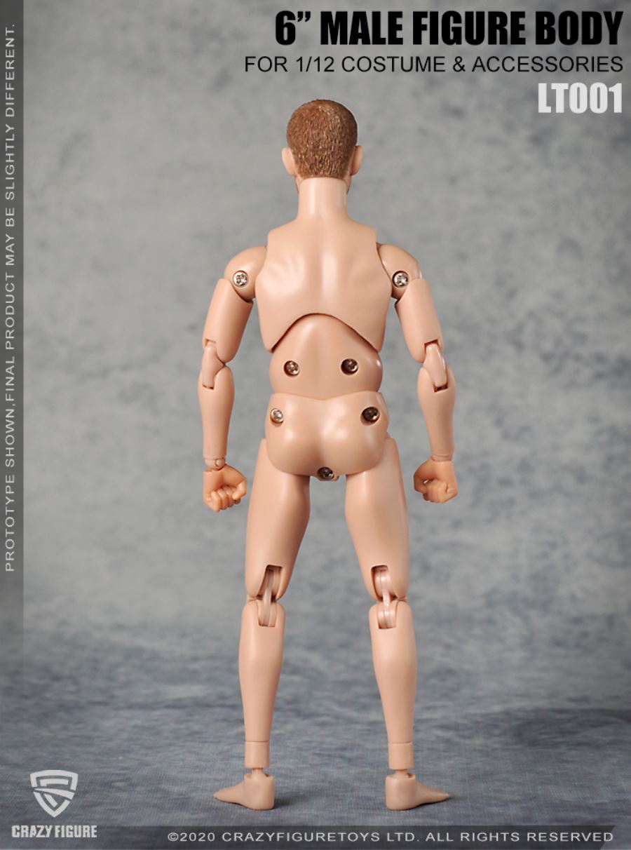 1/12  The head carves the multi joint movable male body (LT002)