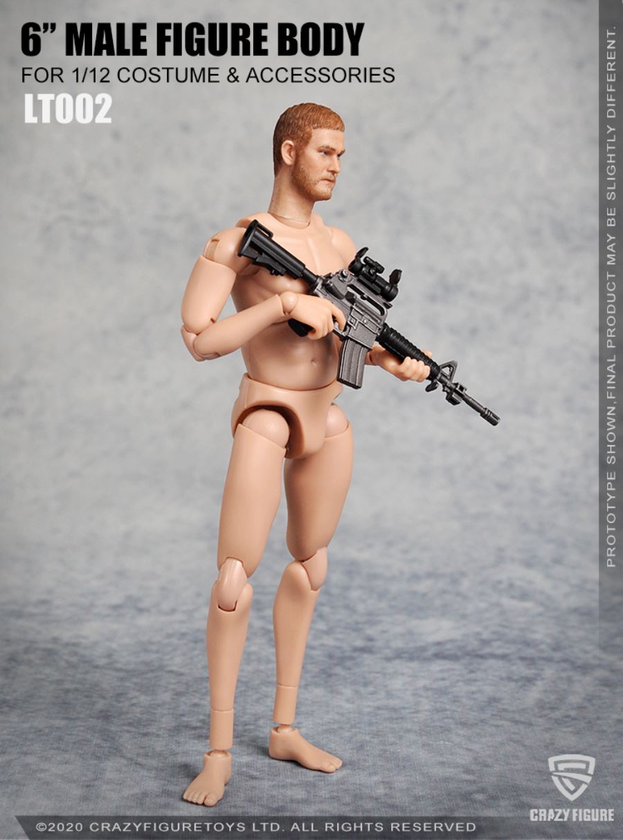 1/12  The head carves the multi joint movable male body (LT002)