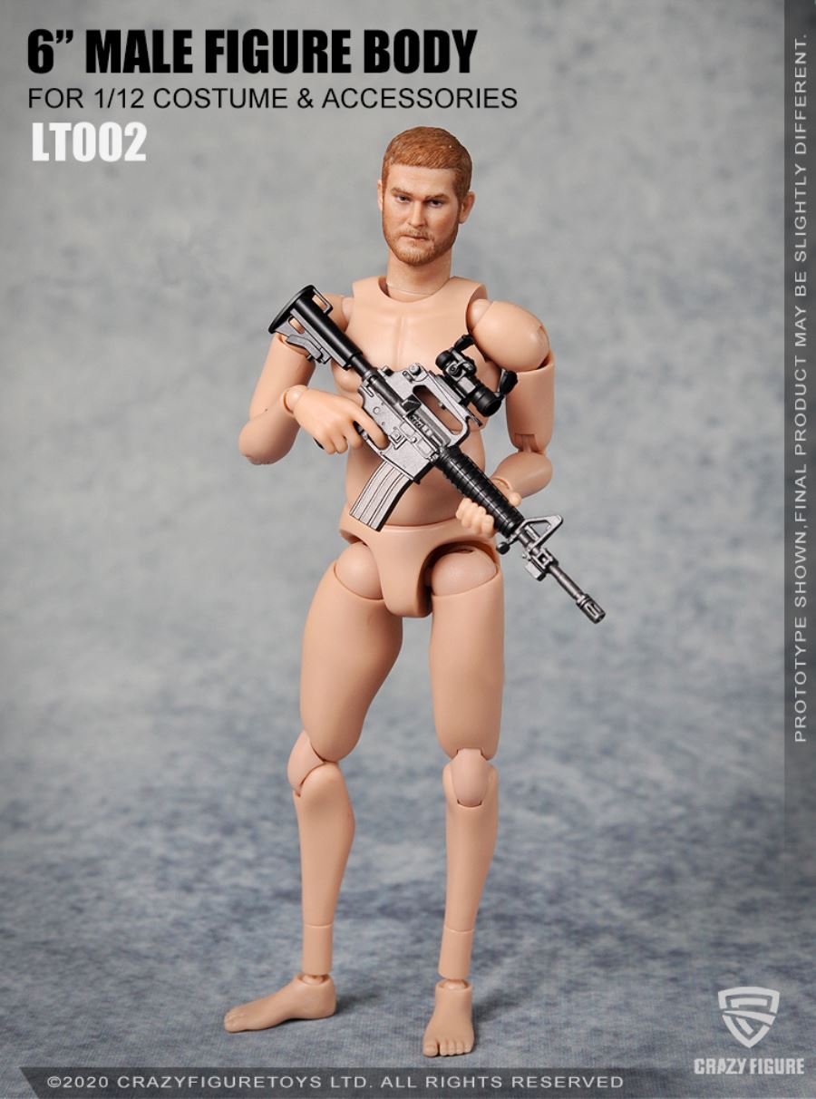 1/12  The head carves the multi joint movable male body (LT002)