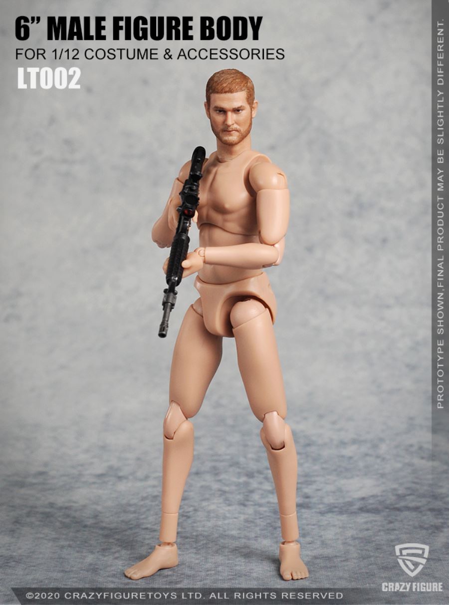 1/12  The head carves the multi joint movable male body (LT002)