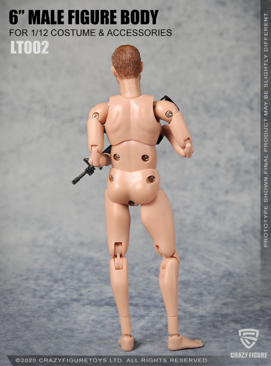 1/12  The head carves the multi joint movable male body (LT002)