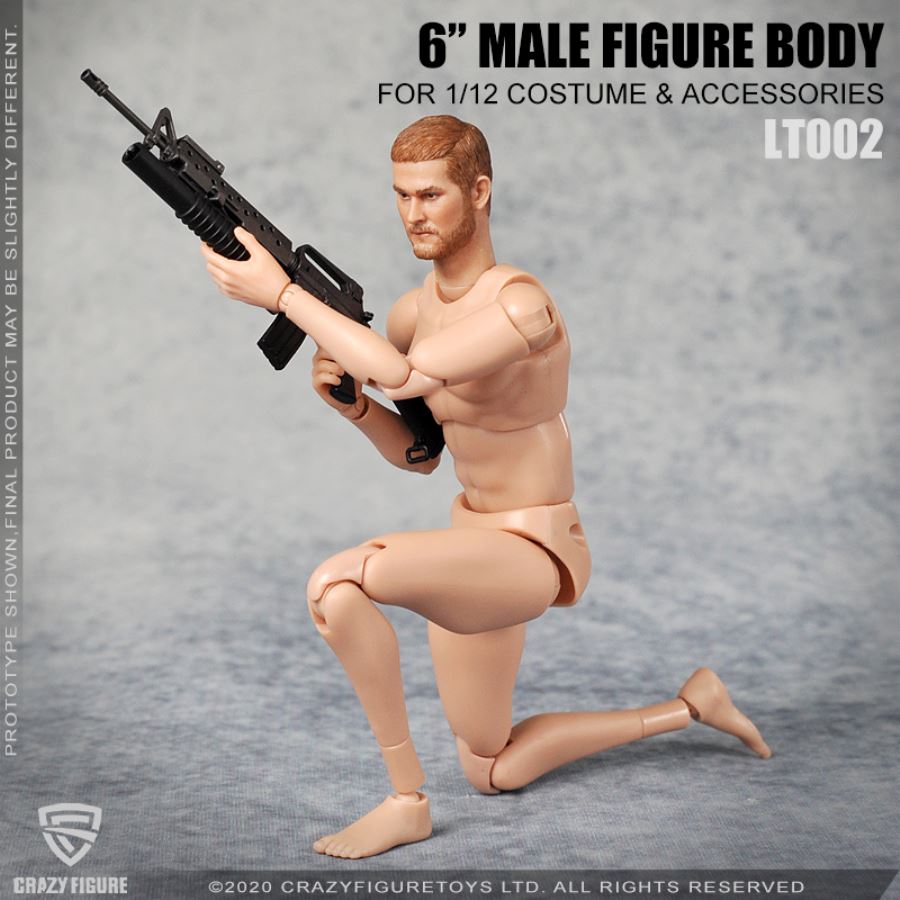 1/12  The head carves the multi joint movable male body (LT002)