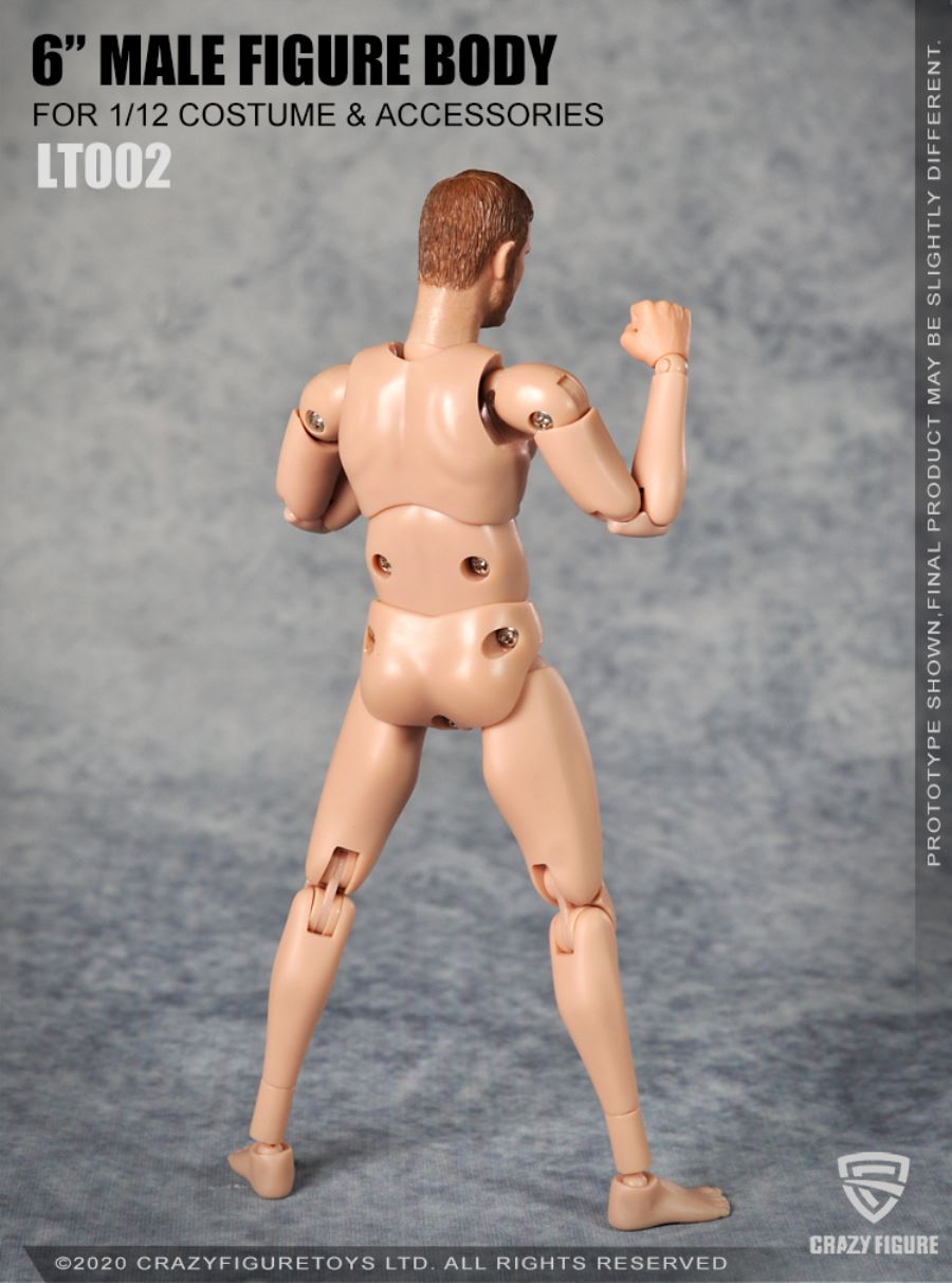 1/12  The head carves the multi joint movable male body (LT002)