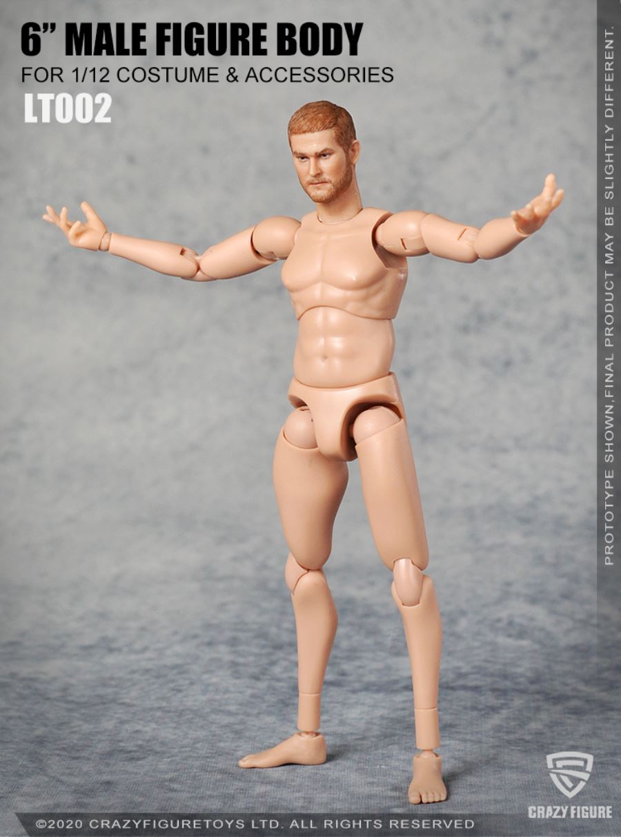 1/12  The head carves the multi joint movable male body (LT002)