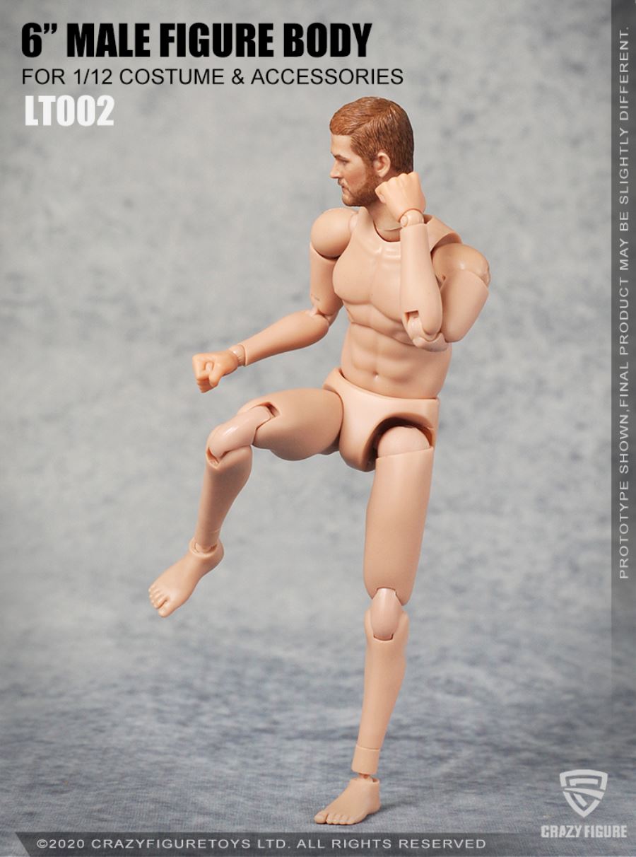 1/12  The head carves the multi joint movable male body (LT002)