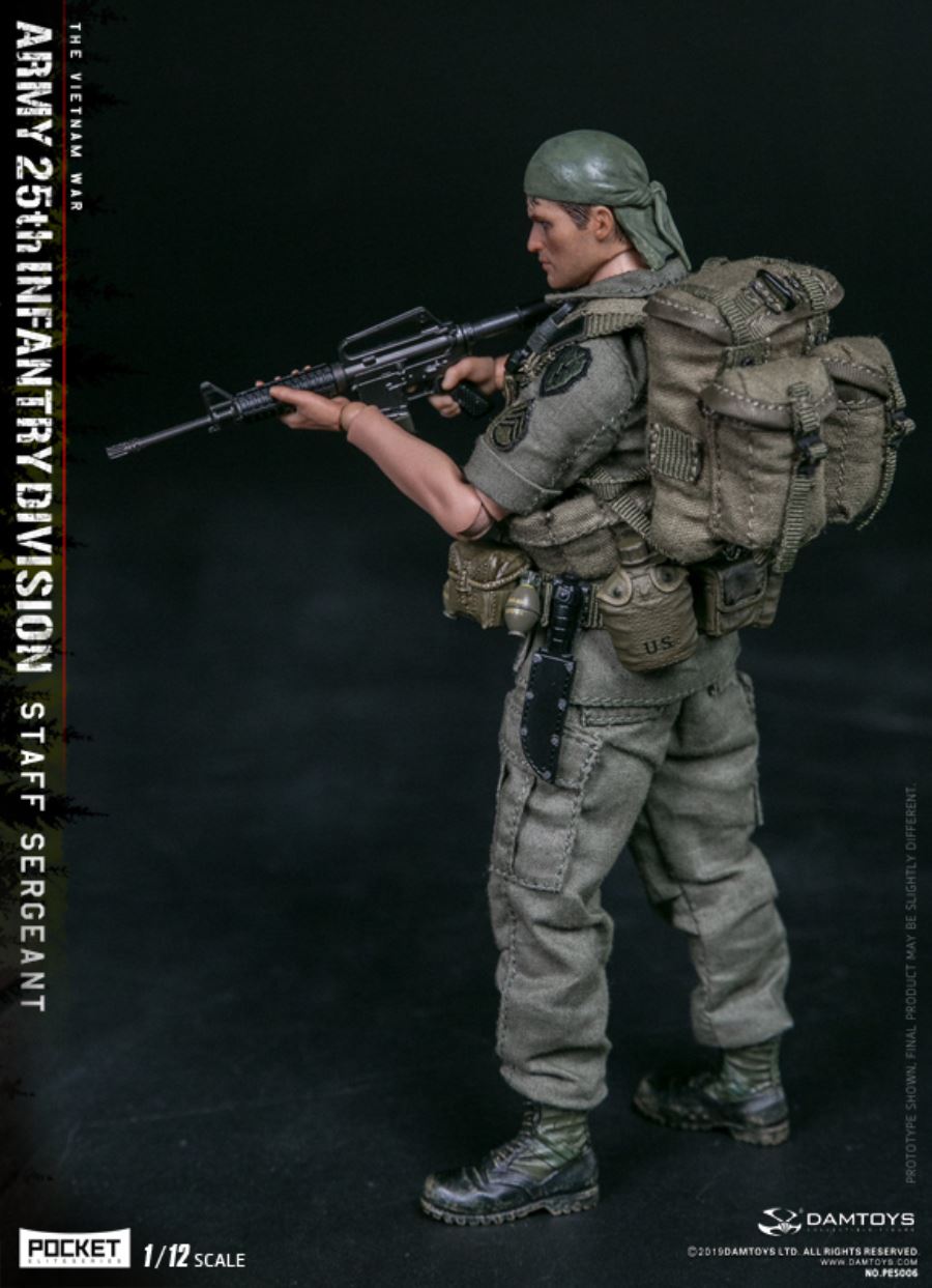 1/12 POCKET ELITE SERIES -  ARMY 25th Infantry Division Private STAFF SERGEANT
