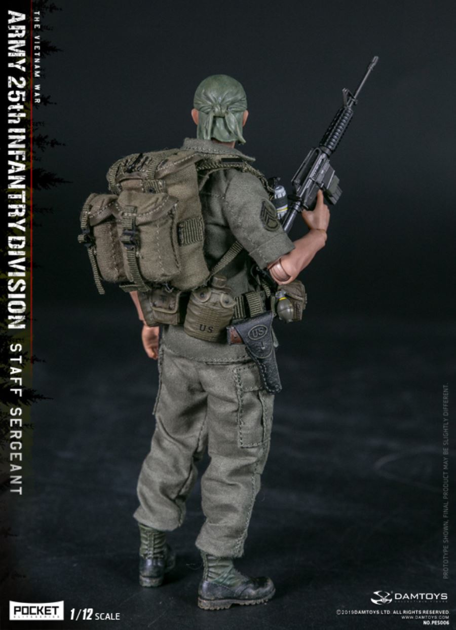 1/12 POCKET ELITE SERIES -  ARMY 25th Infantry Division Private STAFF SERGEANT