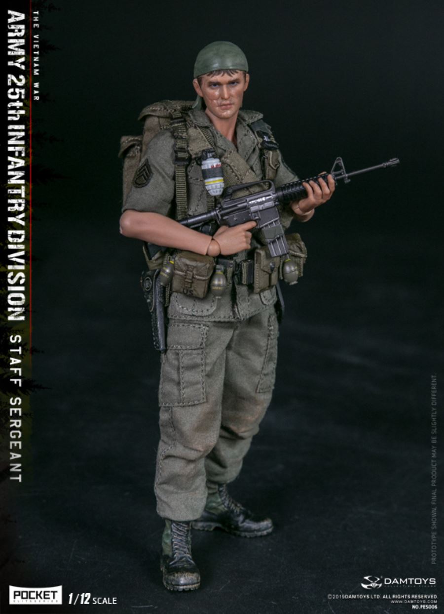 1/12 POCKET ELITE SERIES -  ARMY 25th Infantry Division Private STAFF SERGEANT