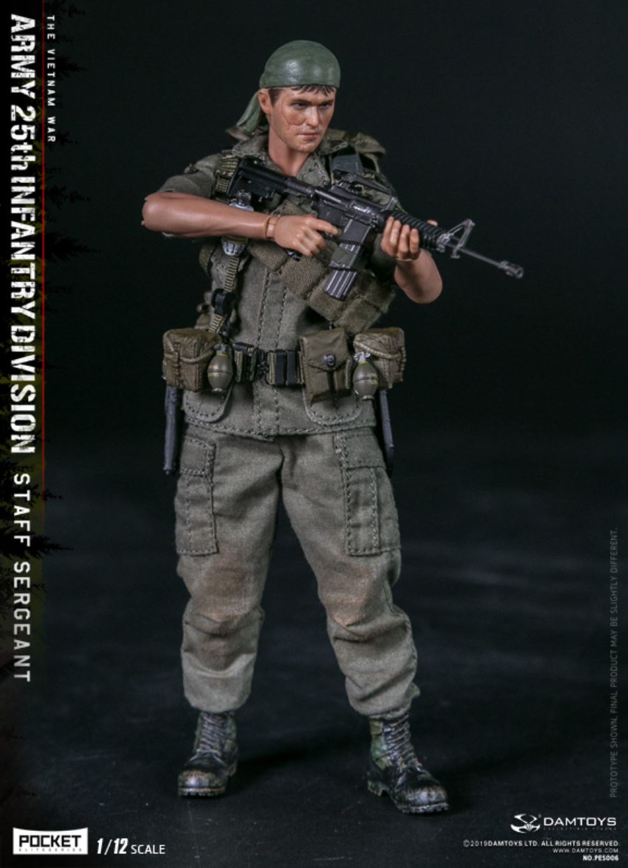 1/12 POCKET ELITE SERIES -  ARMY 25th Infantry Division Private STAFF SERGEANT