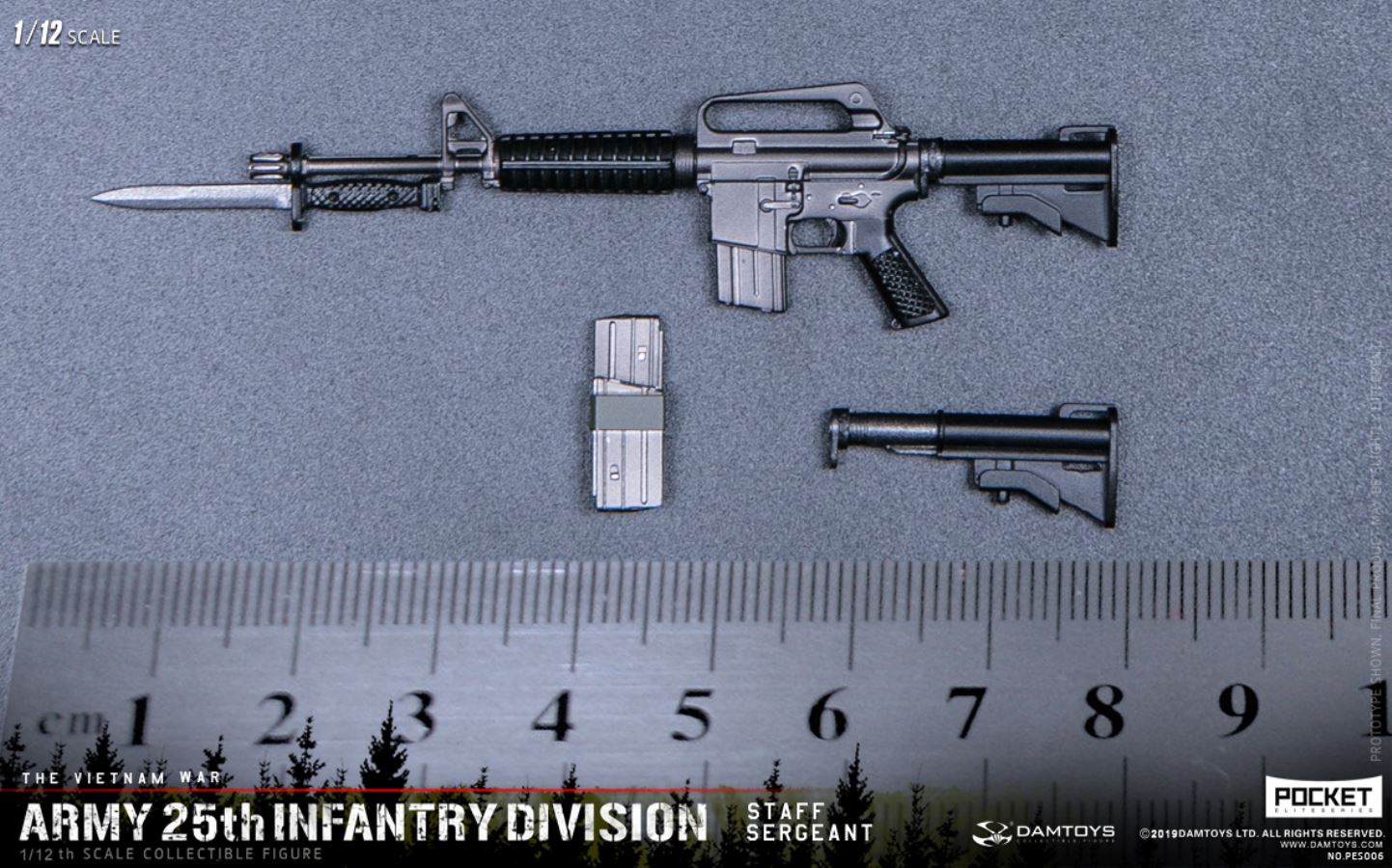 1/12 POCKET ELITE SERIES -  ARMY 25th Infantry Division Private STAFF SERGEANT