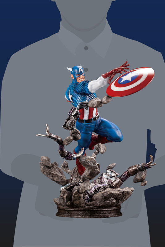 MARVEL UNIVERSE MARVEL AVENGERS Captain America Fine Art Statue 1/6