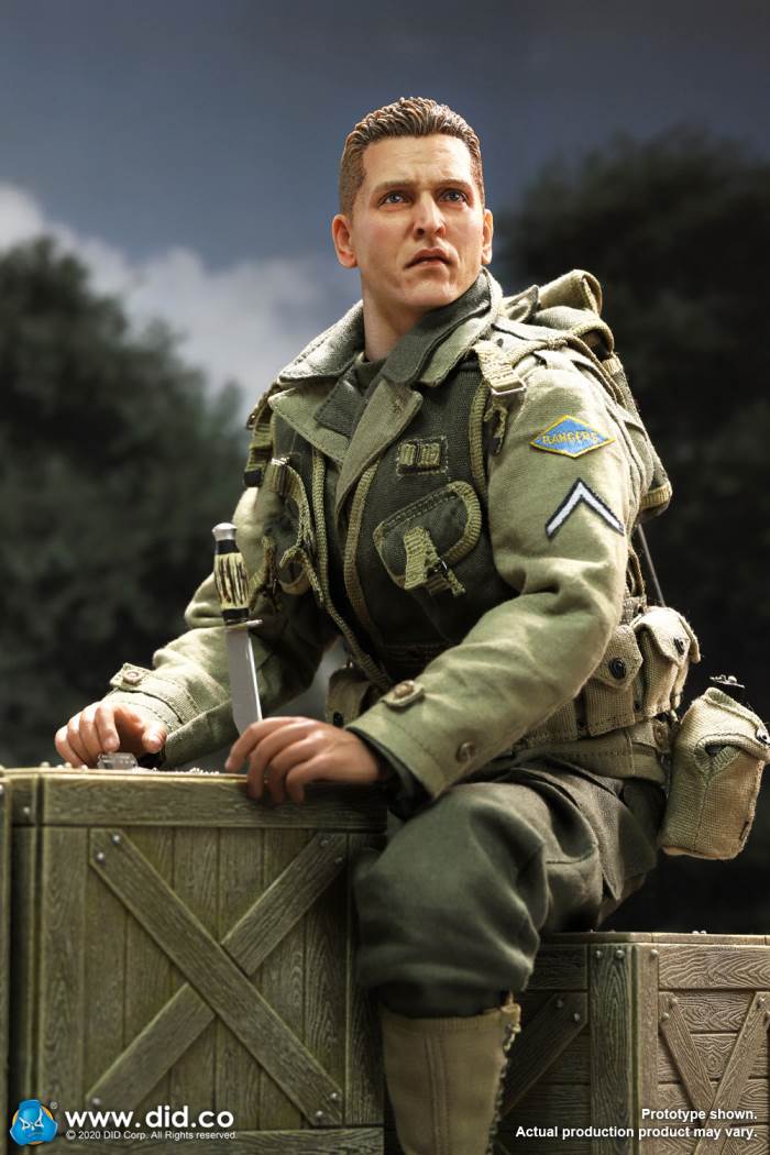 A80144 WWII US 2nd Ranger Battalion Series 4 Private Jackson 1/6