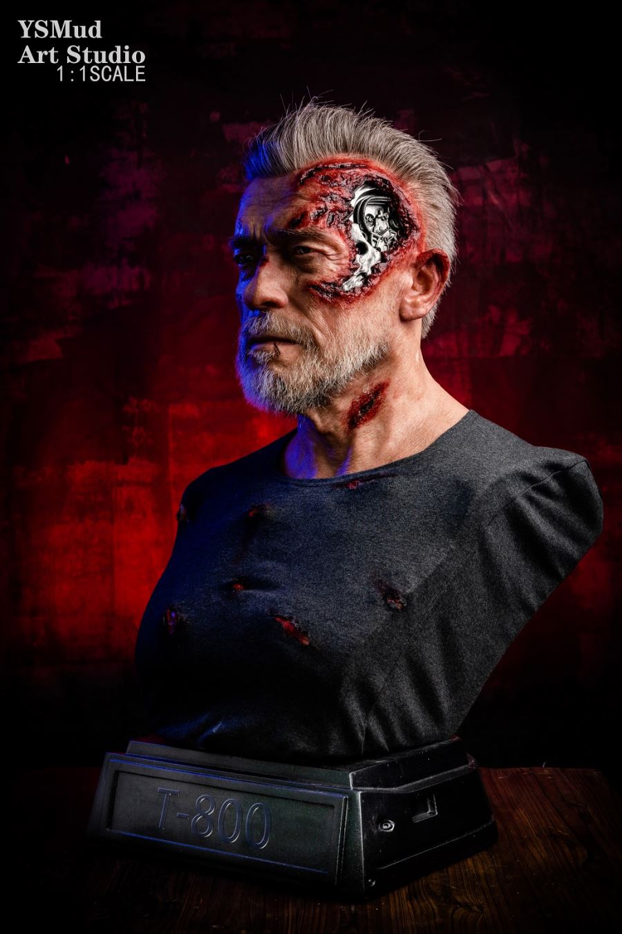 Artist customization terminator bust (old age version) 1/1