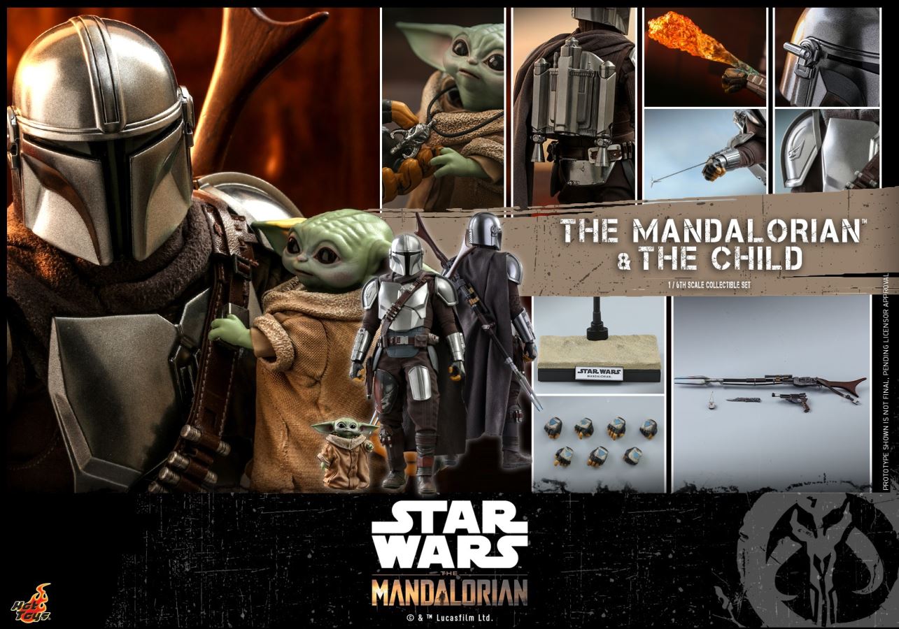 The Mandalorian and The Child 1/6 Scale Collectible Set