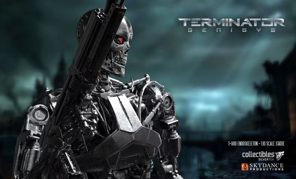 Terminator Genesis : T-800 End Skeleton 1/10 Scale Statue