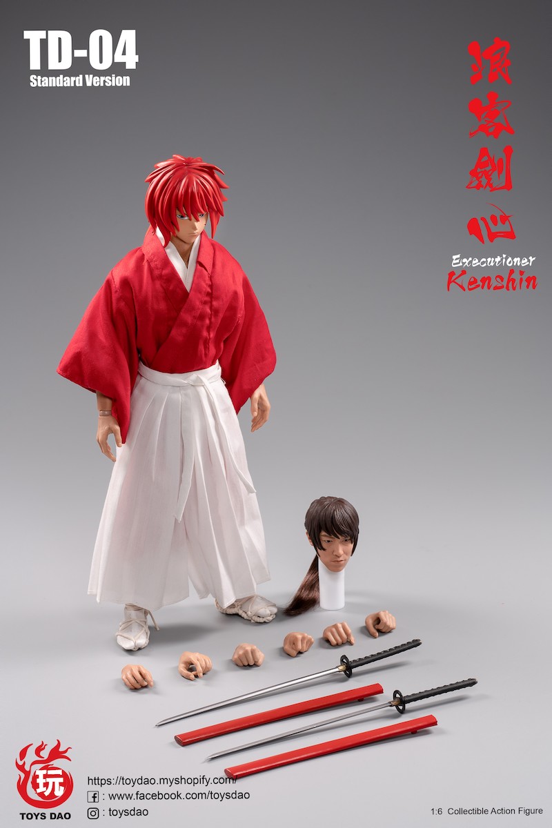 1/6 Rurouni Kenshin TD-04 Rogue Samurai Action Figure
