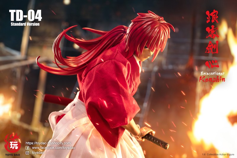 1/6 Rurouni Kenshin TD-04 Rogue Samurai Action Figure