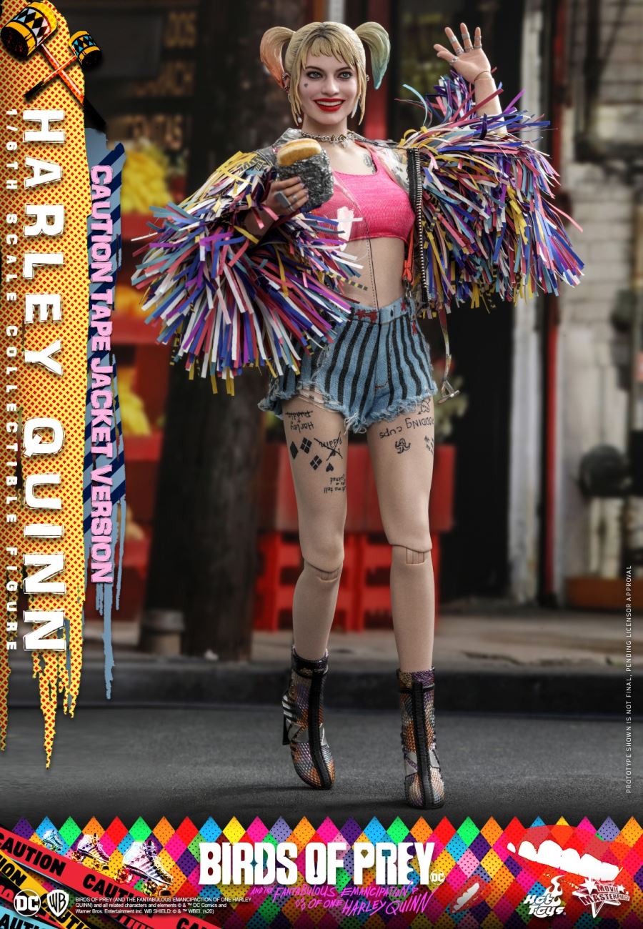 Birds Of Prey Harley Quinn (Caution Tape Jacket Version) 1/6TH Scale Collectible Figure