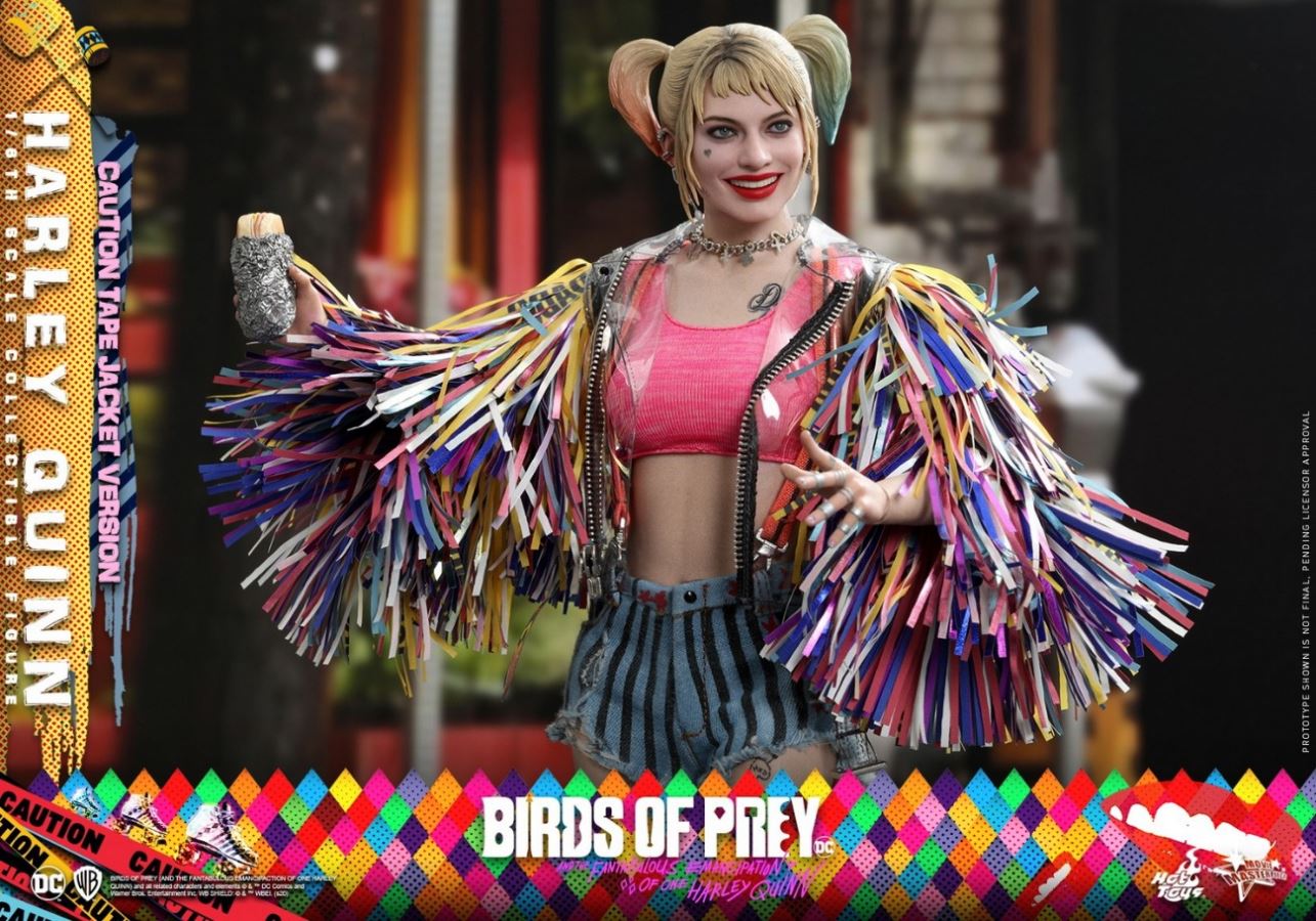 Birds Of Prey Harley Quinn (Caution Tape Jacket Version) 1/6TH Scale Collectible Figure