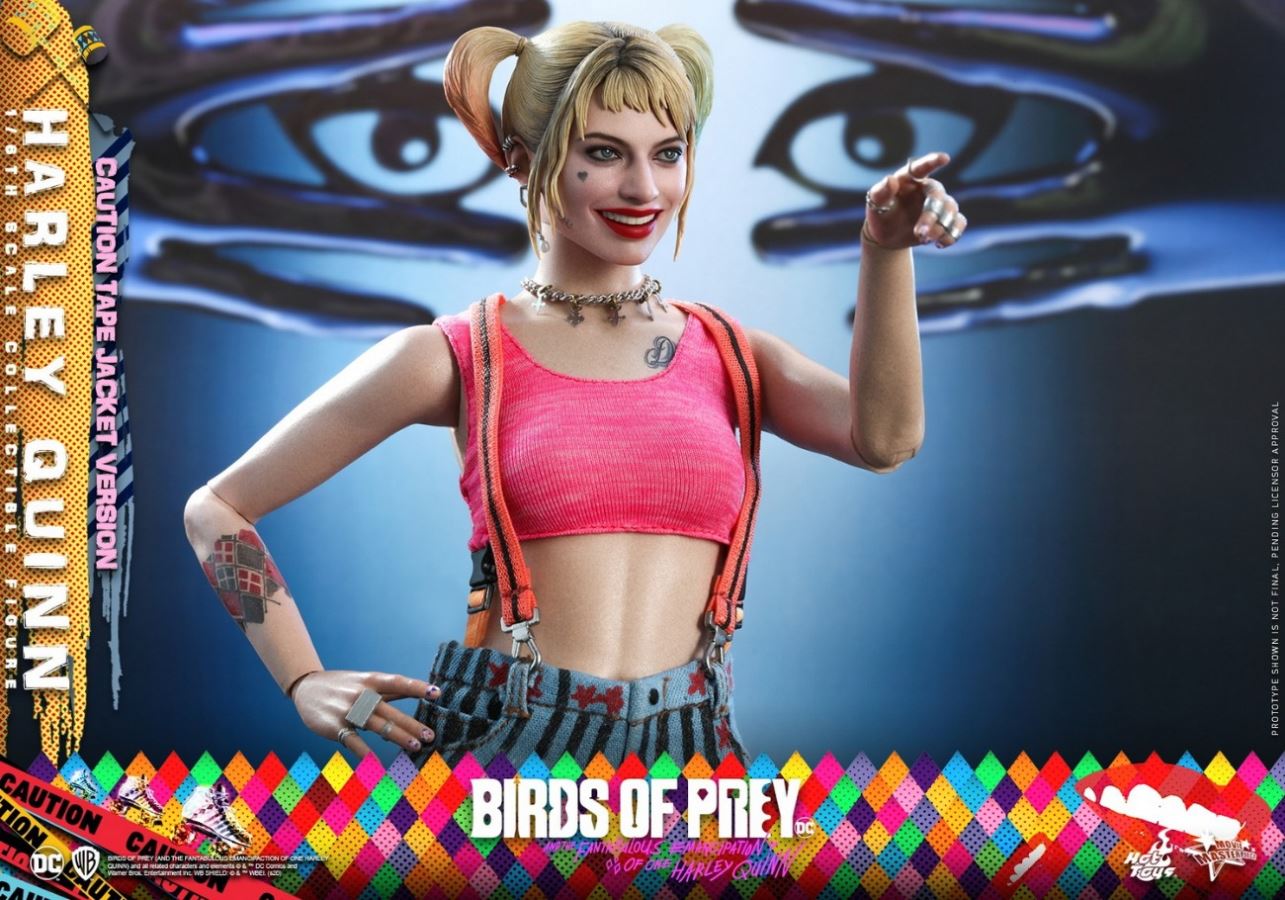 Birds Of Prey Harley Quinn (Caution Tape Jacket Version) 1/6TH Scale Collectible Figure
