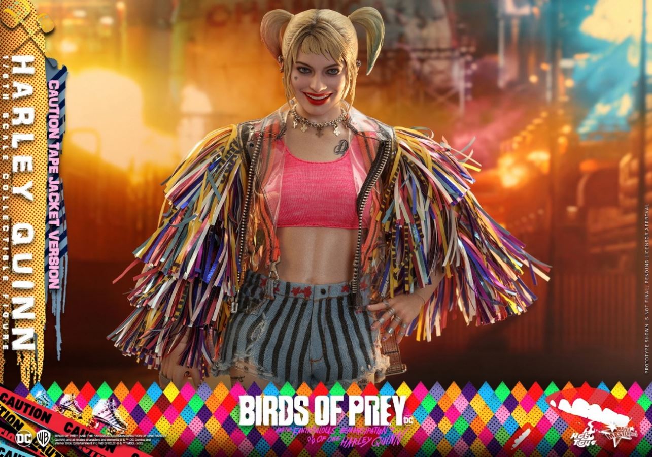 Birds Of Prey Harley Quinn (Caution Tape Jacket Version) 1/6TH Scale Collectible Figure