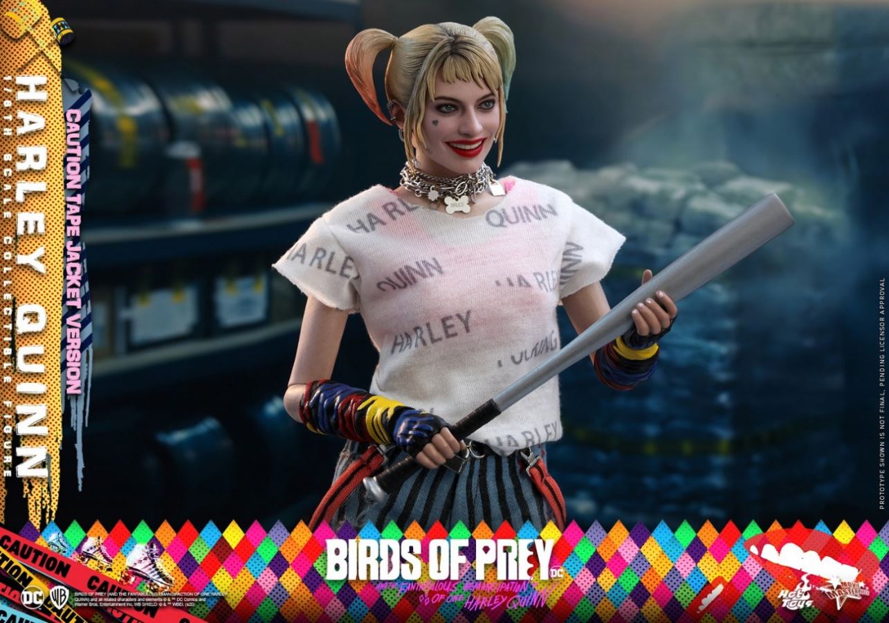 Birds Of Prey Harley Quinn (Caution Tape Jacket Version) 1/6TH Scale Collectible Figure