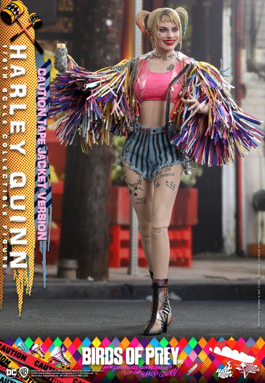 Birds Of Prey Harley Quinn (Caution Tape Jacket Version) 1/6TH Scale Collectible Figure