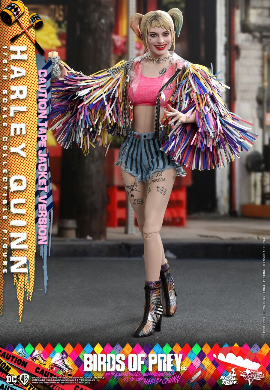 Birds Of Prey Harley Quinn (Caution Tape Jacket Version) 1/6TH Scale Collectible Figure