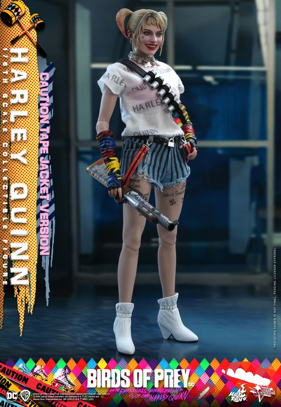 Birds Of Prey Harley Quinn (Caution Tape Jacket Version) 1/6TH Scale Collectible Figure