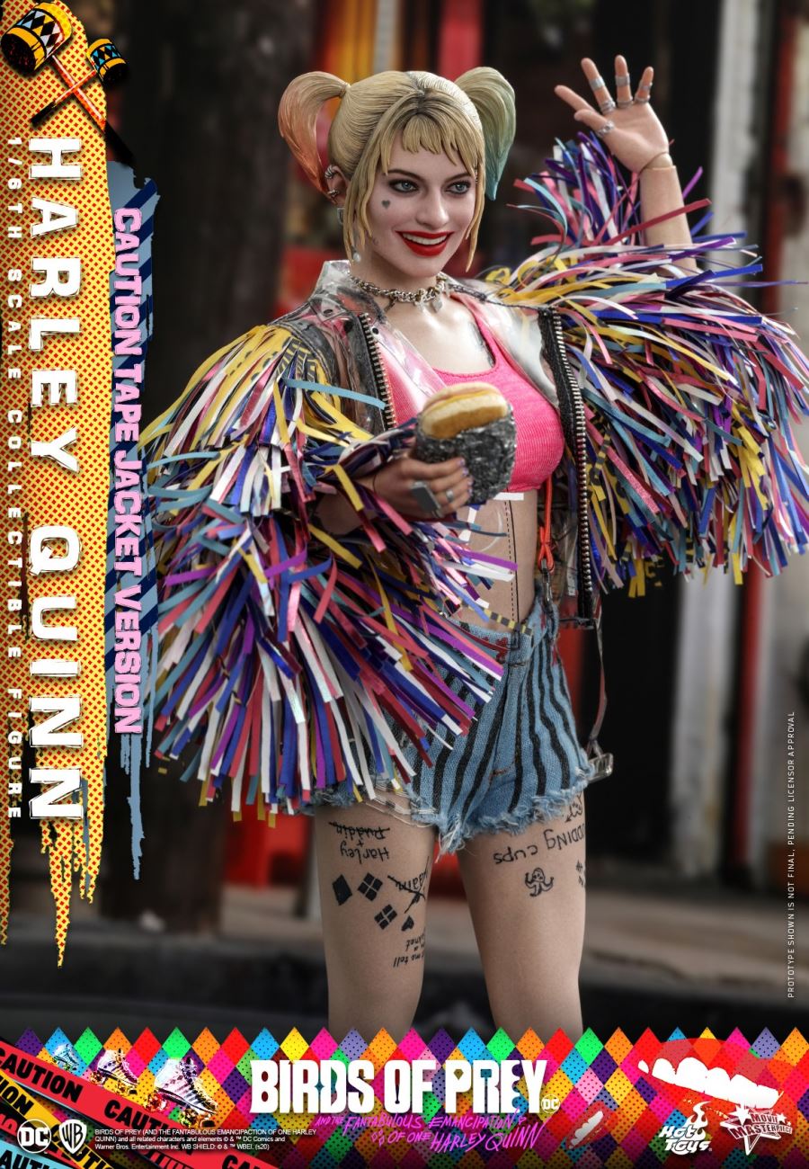 Birds Of Prey Harley Quinn (Caution Tape Jacket Version) 1/6TH Scale Collectible Figure